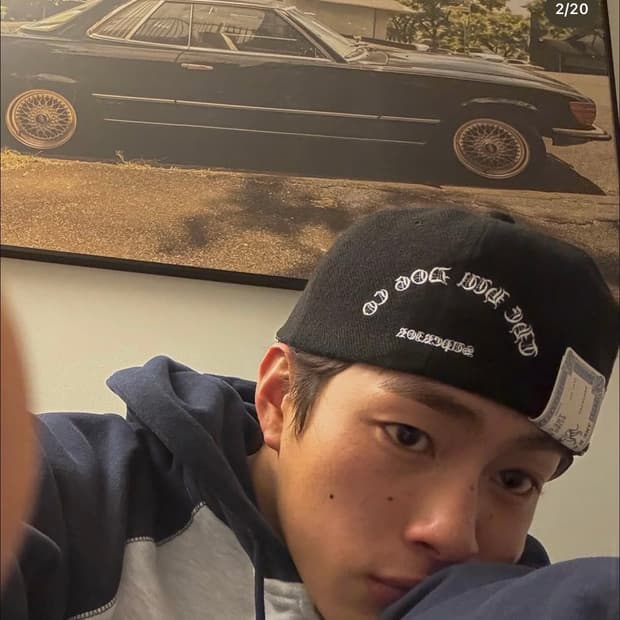 도그앤코 40s baseball cap (모델 홍태준님 착용)