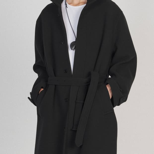 브라운야드 스탠드 카라 코트 구매합니다