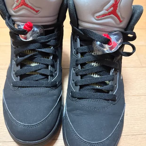 나이키 에어 조던 5 메탈릭 블랙 265