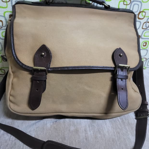 폴로 랄프로렌 캔버스 메신져백 