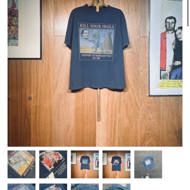 도넛리벤지 티셔츠 1사이즈팝니다