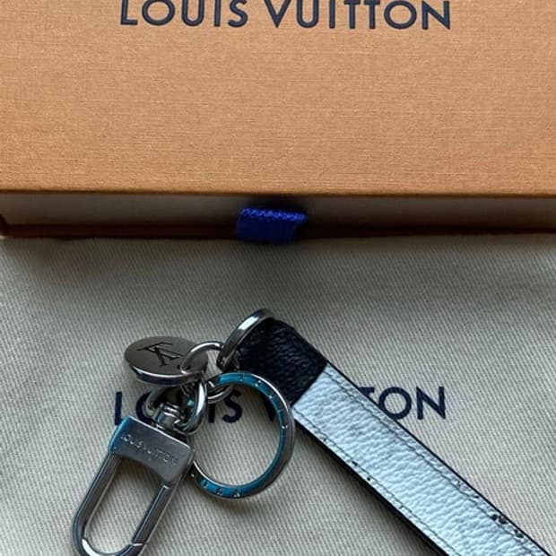 [정품] 루이비통 이클립스 레더 화이트 키링 풀구성품