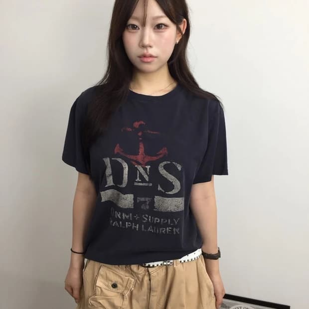 Denim & Supply RL Faded Anchor Tee