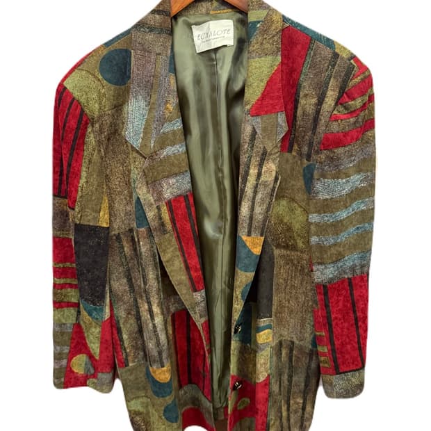 ECHALOTE 배색 블레이져