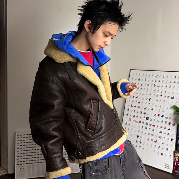 Type B-3 이모지 패치 플라이트 자켓 