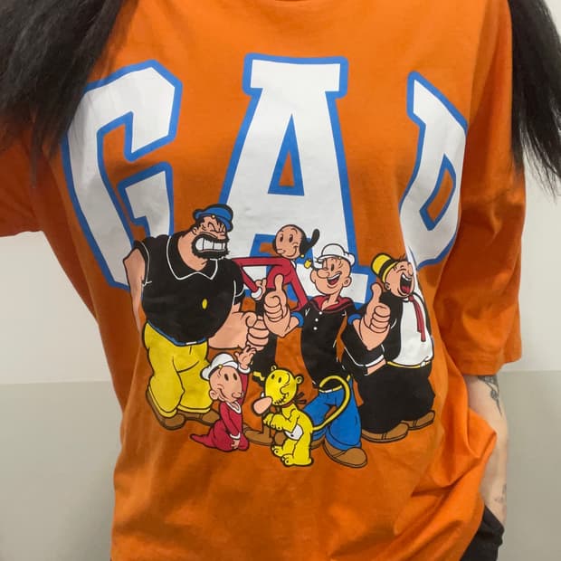 Gap X Popeye 프린팅 반팔티셔츠