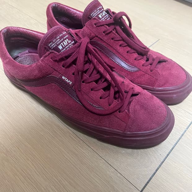 [270]반스 더블탭스 스타일36 버건디