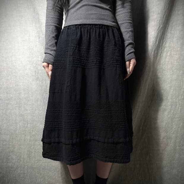 me ISSEY MIYAKE Crinkle Skirt