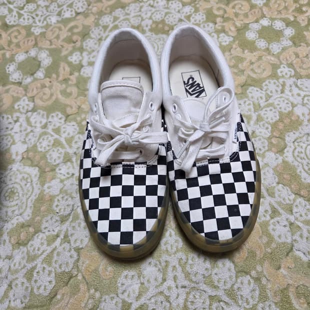 반스 체커보드 스니커즈 260