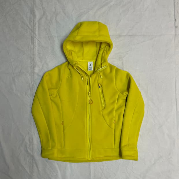 데상트 플리스 후드집업