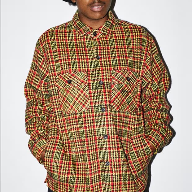 슈프림 플란넬 헤비 셔츠 자켓