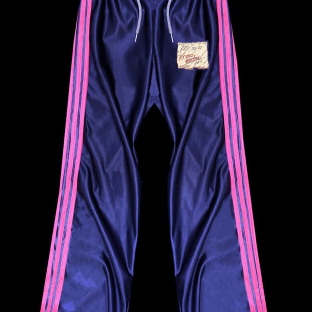 팩스00100 핑크 트레이닝 팬츠
