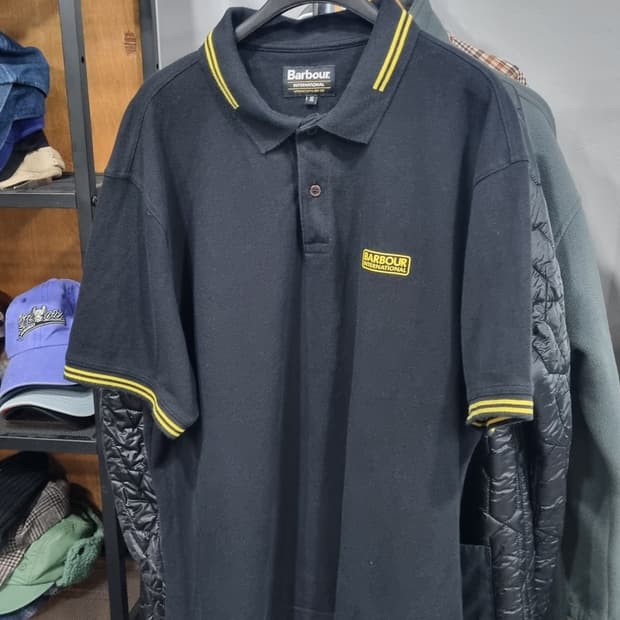 바버 (BARBOUR) 폴로티 카라반팔티 105 상태깔끔