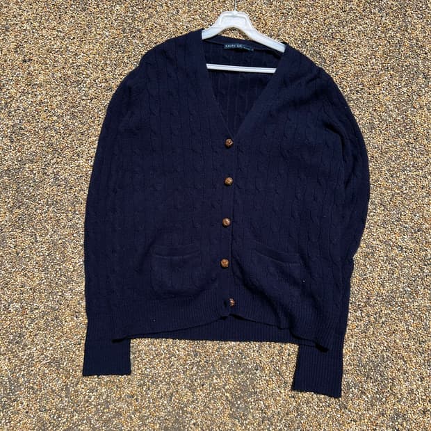 폴로(POLO RalphLauren)네이비 울 가디건