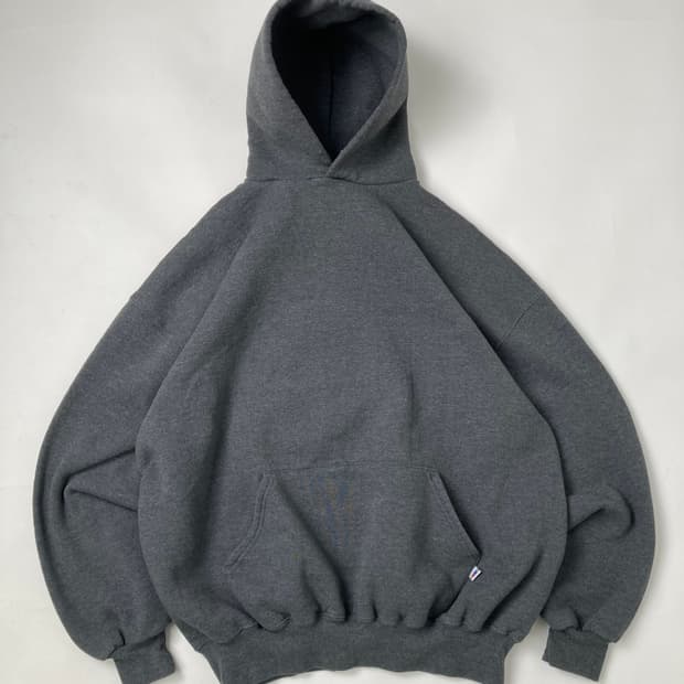 90s Russell Hoodie (dark charcoal)