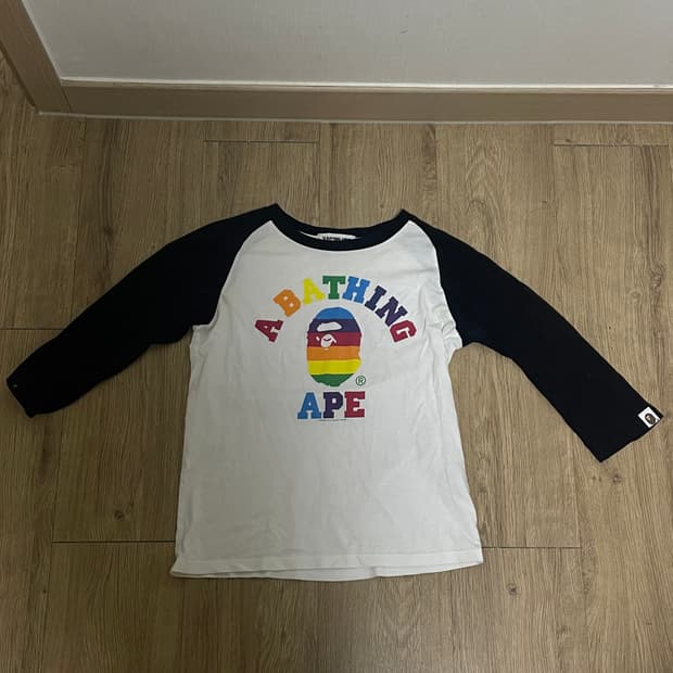 Bape 7부 티셔츠