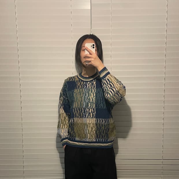 림노스 케이블 니트