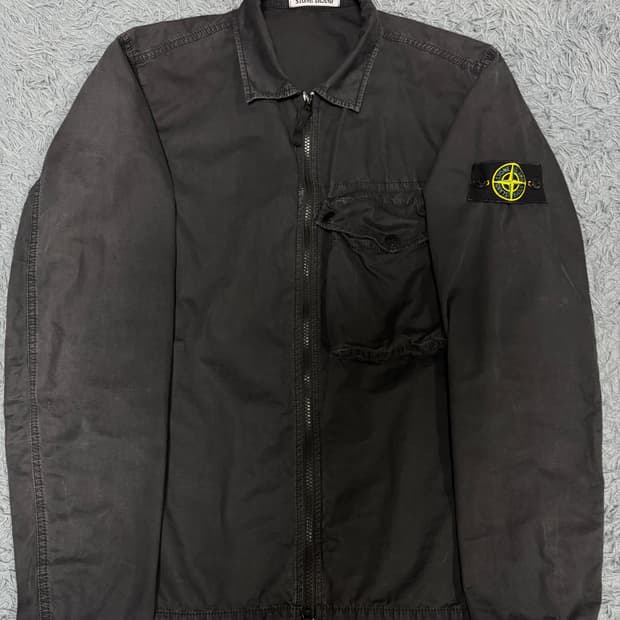 스톤아일랜드 21ss 올드이펙트 오버셔츠