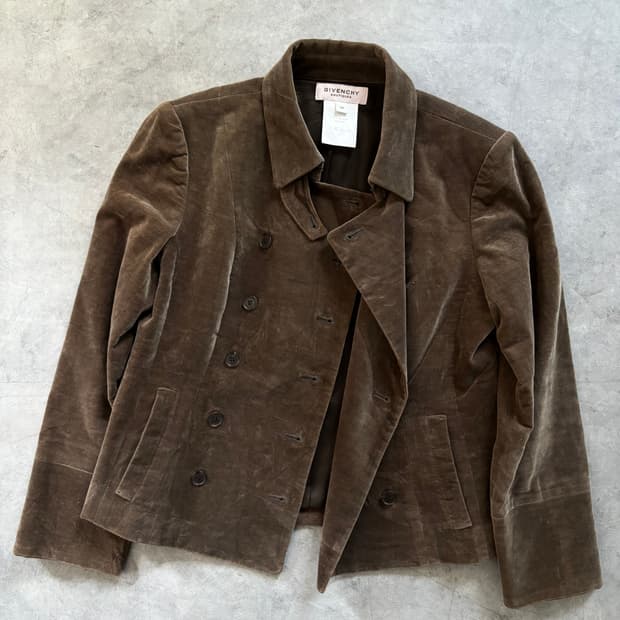 Givenchy 지방시 90‘s 브라운 더블 브레스티드 자켓