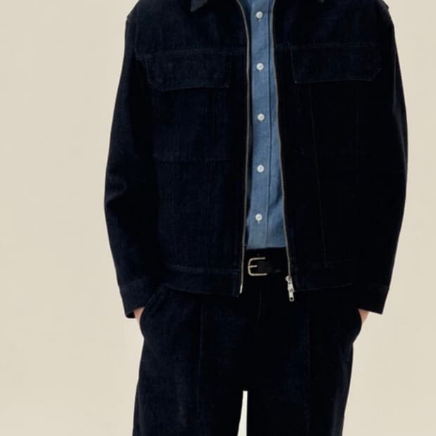 마인드 브릿지 셀비지 데님 셋업 L 해