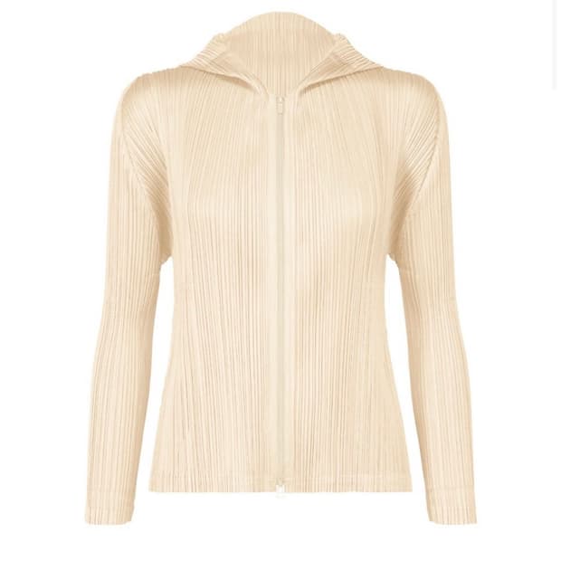 플리츠플리즈 12월 후드 집업 재킷