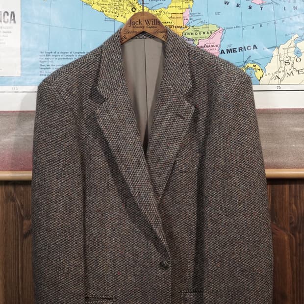 해리스트위드 Clifford 울 자켓