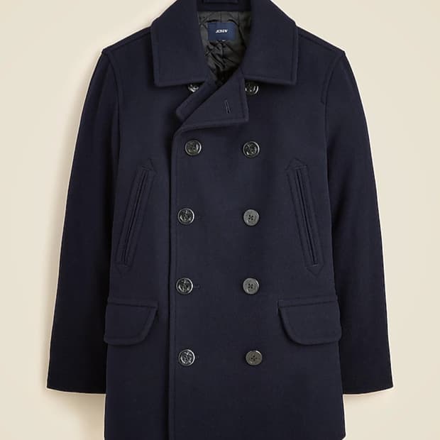 제이크루 jcrew 10버튼 피코트 XL 버즈릭슨 rrl 폴로 셔터 