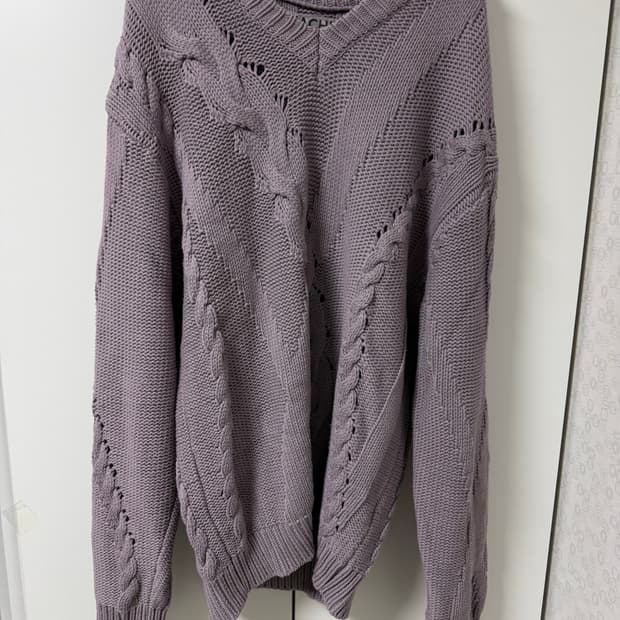 나체 믹스드 트위스트 니트