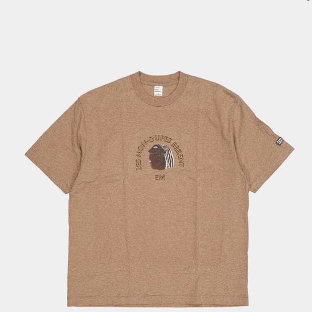 Ends and Means FACE Tee brwon