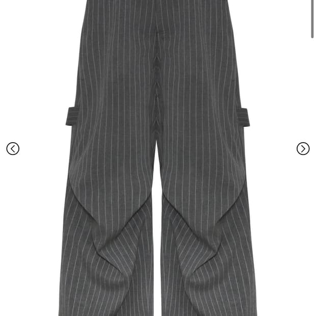 카미엔 올 데이 스트라이프 팬츠 그레이 2사이즈