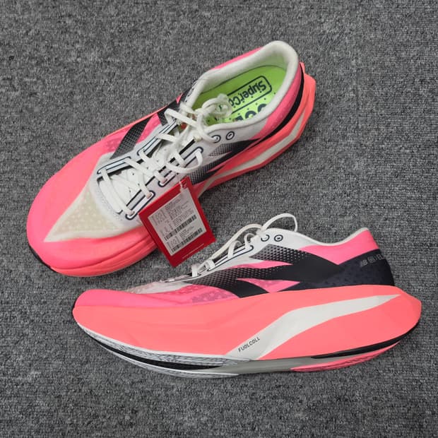 뉴발란스 퓨어셀 슈퍼컴프 엘리트 V4 울트라 핑크 275