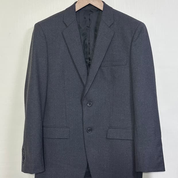 띠어리 울 블레이저 정장 자켓 38R/100/차콜그레이