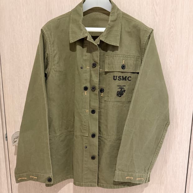 버즈릭슨 BR15123 USMC 1944 해링본 유틸리티 자켓