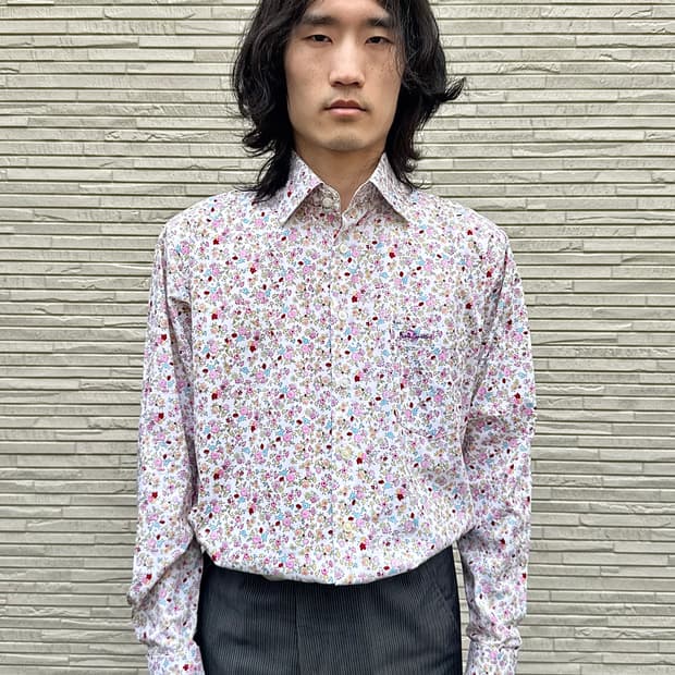 폴 스미스 플라워 패턴 셔츠 (white)