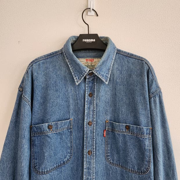 리바이스 데님셔츠 (XL