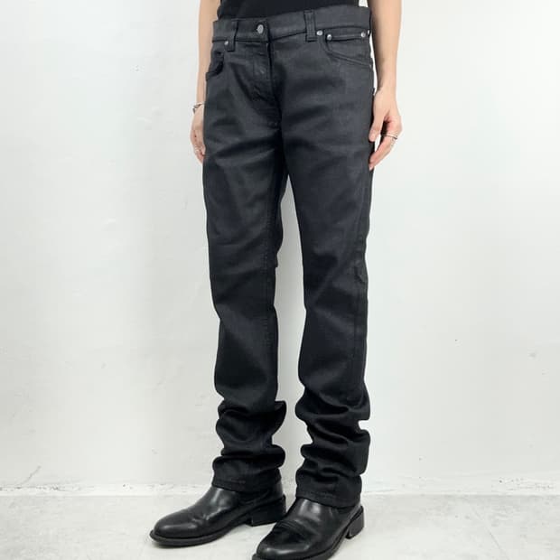 Nudie Jeans Thin Finn Black 2 Black Deni