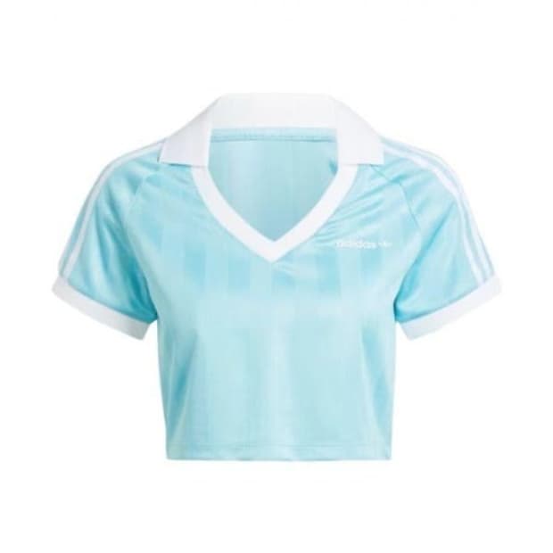 아디다스 풋볼 져지 여성 크롭 반팔티 