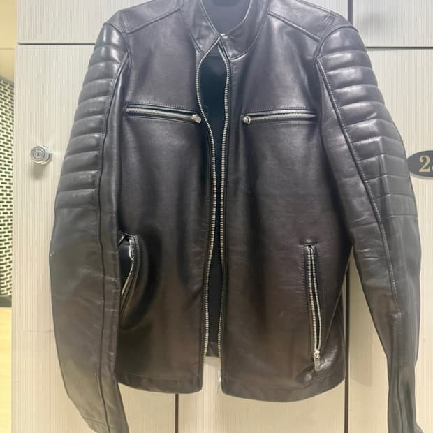 자라 램가죽 바이커자켓