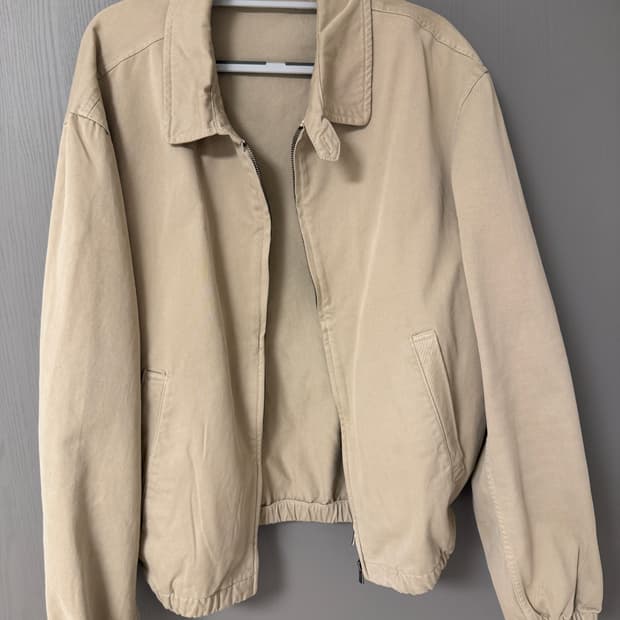ZARA 베이지 코튼 자켓