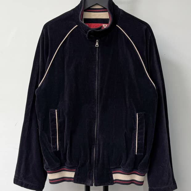 게스 진스 90's 코듀로이 파이핑 라인 자켓