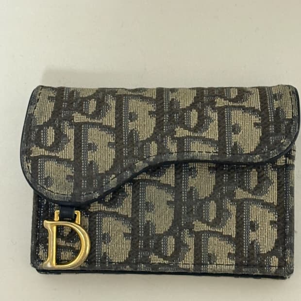 디올 새들 오블리크 카드지갑