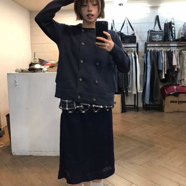 No. 네이비 레이어드 모리 Set