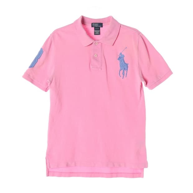 폴로 랄프로렌 핑크 빅포니 반팔티 M 10-12