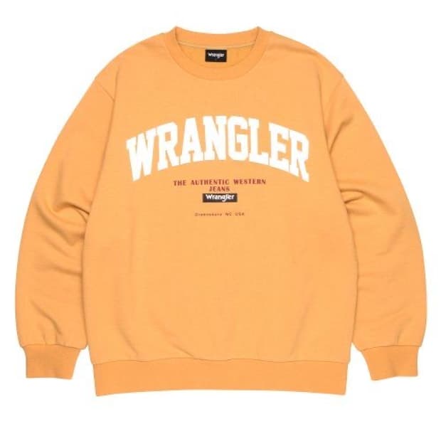 랭글러 아치 로고 스웻셔츠 옐로우 L사이즈