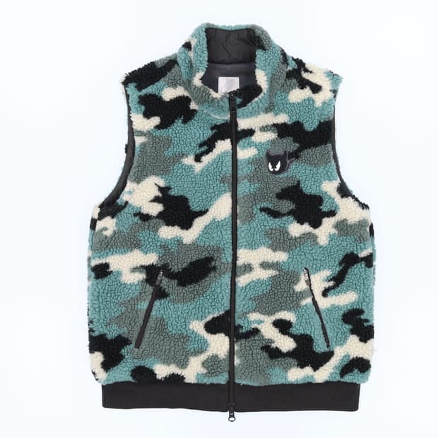 [2] 왁 WAAC 골프 밀리터리 플리스 방풍 조끼 집업 자켓 N6892