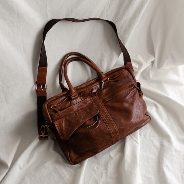 Solid Homme Leather Bag