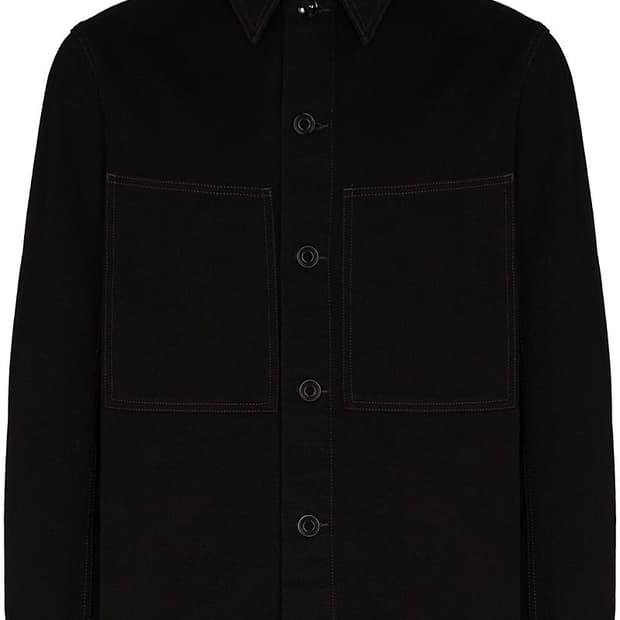 48)르메르 21FW 데님오버셔츠 블랙