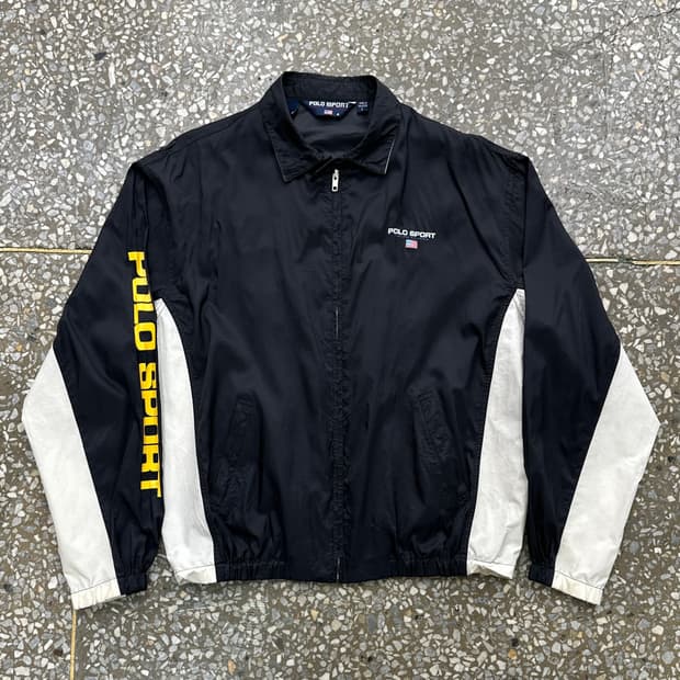 90s 폴로 스포츠 나일론 스윙탑 자켓 L
