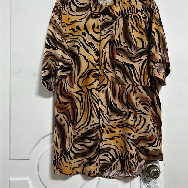 리바이스 호피 셔츠