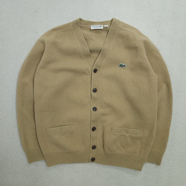 라코스테 울 가디건 XL Made in France